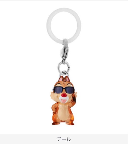 ディズニーキャラクター めじるしアクセサリー Summer デール ガチャ カプセルトイ