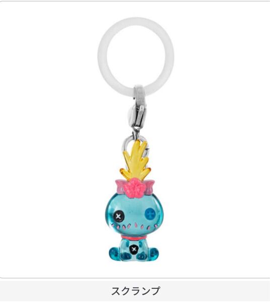 ディズニーキャラクター めじるしアクセサリー Summer スクランプ ガチャ カプセルトイ