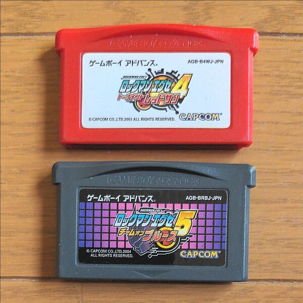 【GBA】ロックマンエグゼ 4,5 2本セット(中古品)