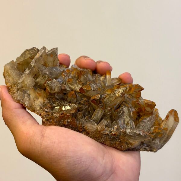 スモーキークォーツ 四川省産 クラスター 煙水晶 原石 天然石 標本 クリスタル パワーストーン 浄化