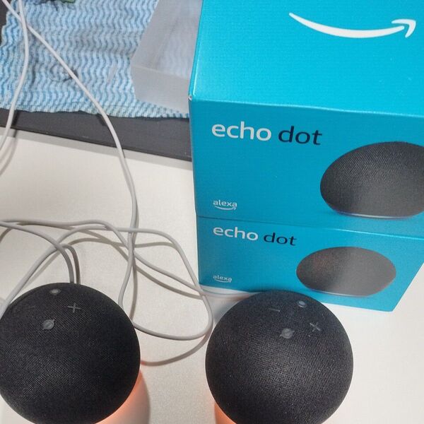 Echo Dot 第5世代 スマートスピーカー with Alexa チャコール 2個セット