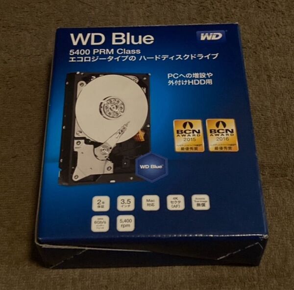 3.5インチ SATA HDD Western Digital Blue 4TB WD40EZRZ-RT2