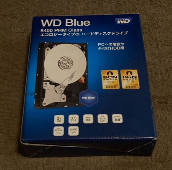 3.5インチ SATA HDD Western Digital Blue 4TB WD40EZRZ-RT2