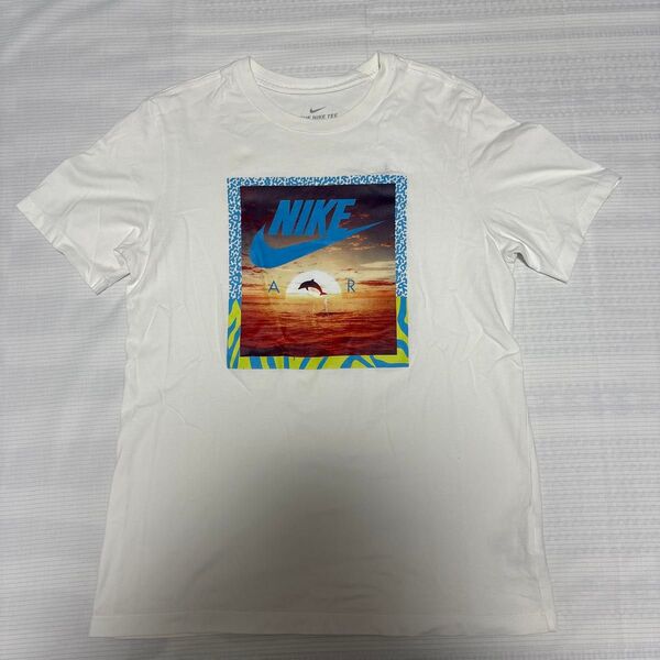 ナイキ NIKE アクアフォト Tシャツ カットソー ホワイト L