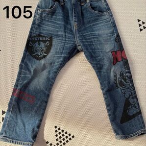 【美品】ヒステリックミニ MINI REAL DENIM パンツ 105