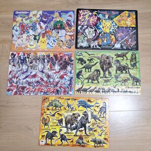 ジグソーパズル ポケモン ウルトラマン 恐竜 5つセット