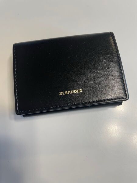 JIL SANDER 三つ折り財布 ブラック
