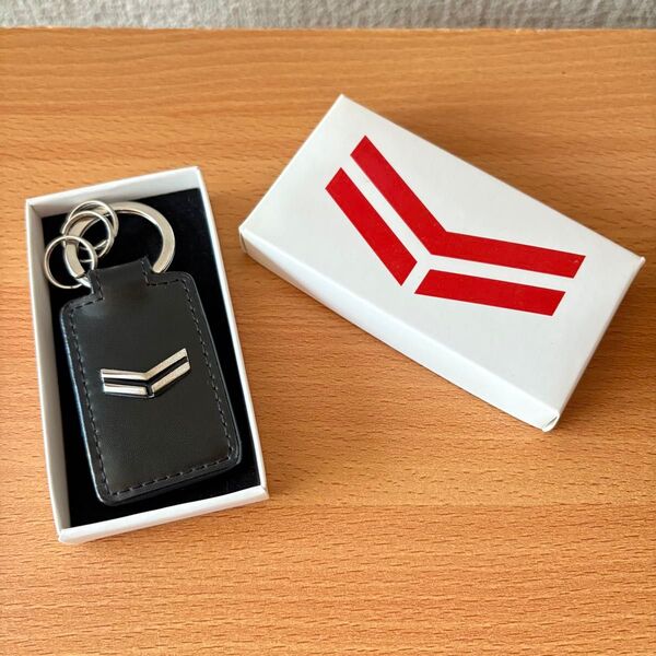 YANMAR レザーキーリング LETHER KEY RING ヤンマー 革 鍵 キーホルダー バイク 自動車 シンプル
