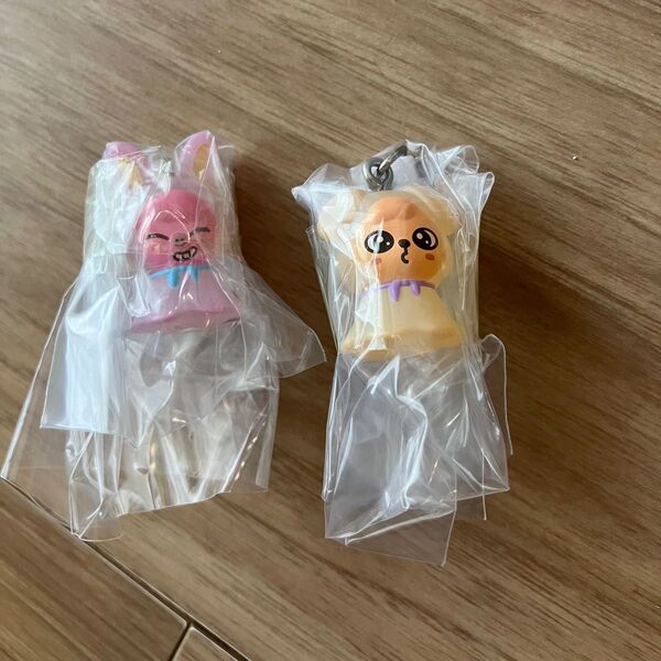 ストレイキッズ ガチャ SKZOO めじるしアクセサリー 2種類 トゥエッキ パピーム
