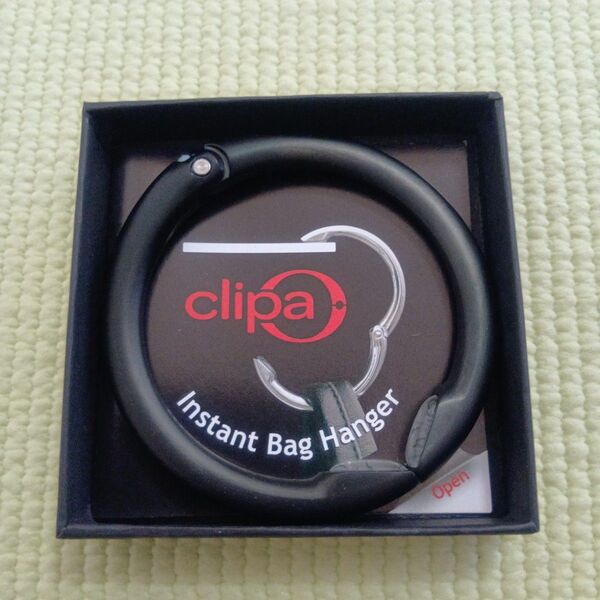 Clipa 2 クリッパ バッグハンガー マットブラック Matte Black