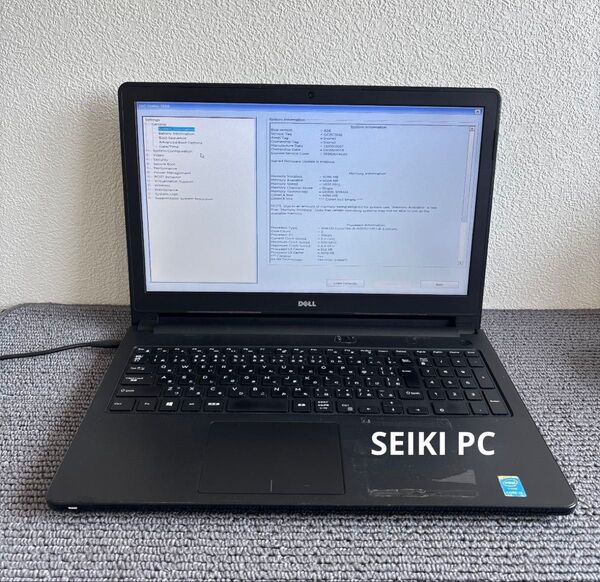 DELL vostro 3558 i3-5005U メモリ4GB #6063