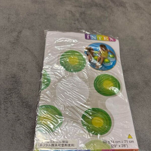 INTEX 浮き輪 74cm x 71cm グリーン 浮袋 浮き具 プール遊び 水遊び 夏