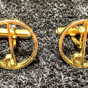 dunhill ダンヒル カフス ゴールドメッキ 金色