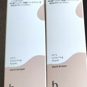 ビーリス b ris エアリーカラーリングフォーム ダークブラウン 2本