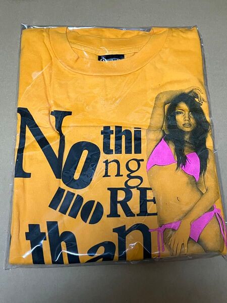 【未使用】Rio 柚木ティナ Tシャツ 半袖 恵比寿マスカッツ 黄 S AV女優 セクシー女優 コラボTシャツ