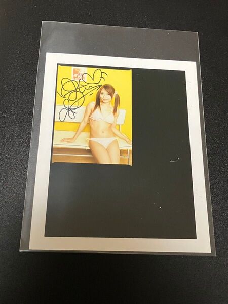 Rio 柚木ティナ Rioかん 限定ポラロイド 直筆サイン入り 非売品 レア 恵比寿マスカッツ IDEAPOCKET