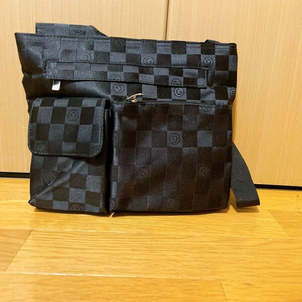 【美品】ショルダーバック メンズ カバン 黒 バッグ 肩掛けバッグ 未使用