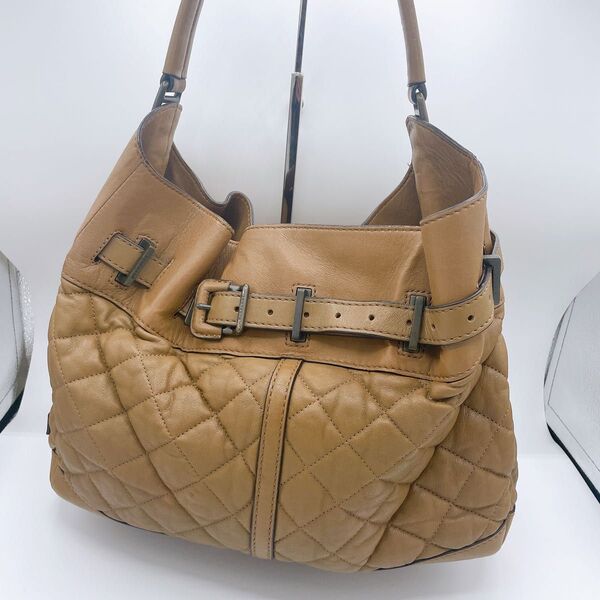 【美品】バーバリー トートバッグ キルティング BURBERRY