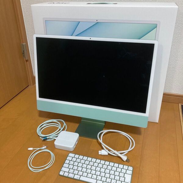 美品!Apple iMac 2021 M1 24インチ ミント8GB 256GB