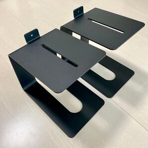スピーカースタンド 2個1組 ブラック 小型 デスクトップ