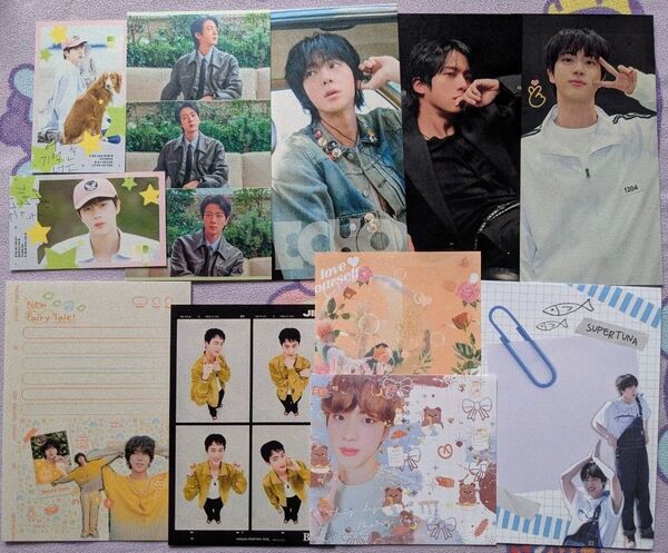 BTS JIN メモ トレカ チケットカード 韓国制作者 マスター ソクジン