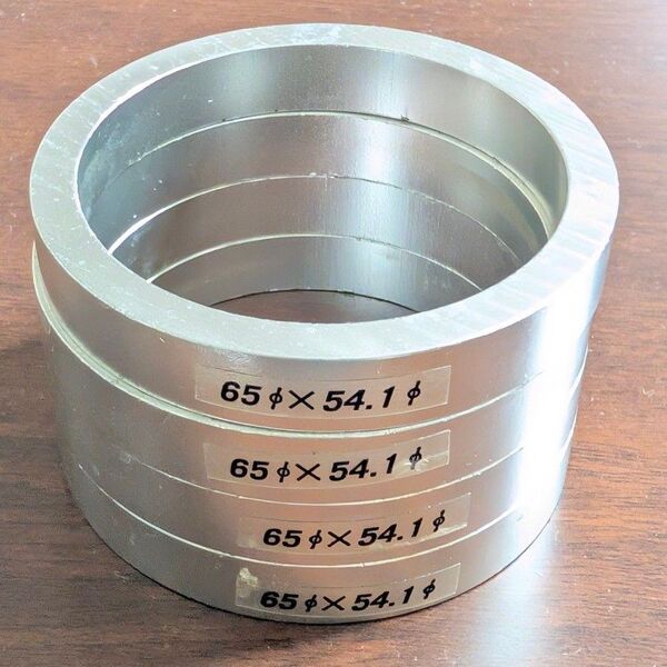 ハブリング 65mm / 54.1mm 厚さ10mm 4個セット アルミ スズキ ダイハツ