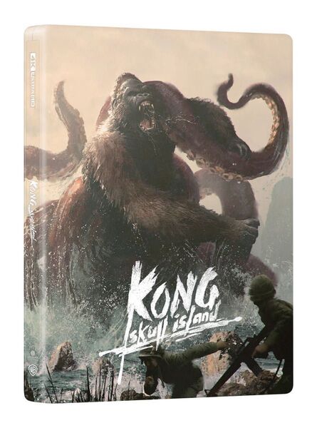 キングコング:髑髏島の巨神 スチールブック輸入盤 4K UHD + Blu-ray mantalab ダブルレンチキュラー