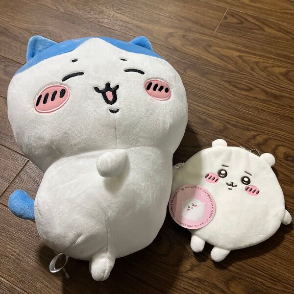 ちいかわ まんまる ポーチ ちいかわくじ もちっとふわっとコレクション FuRyu おしりふりふりBIGぬいぐるみ ハチワレ(新品