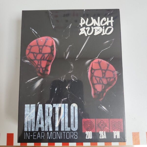 未使用未開封 punchaudio martilo 2pin 2DD+2BA+1Planar punch audio