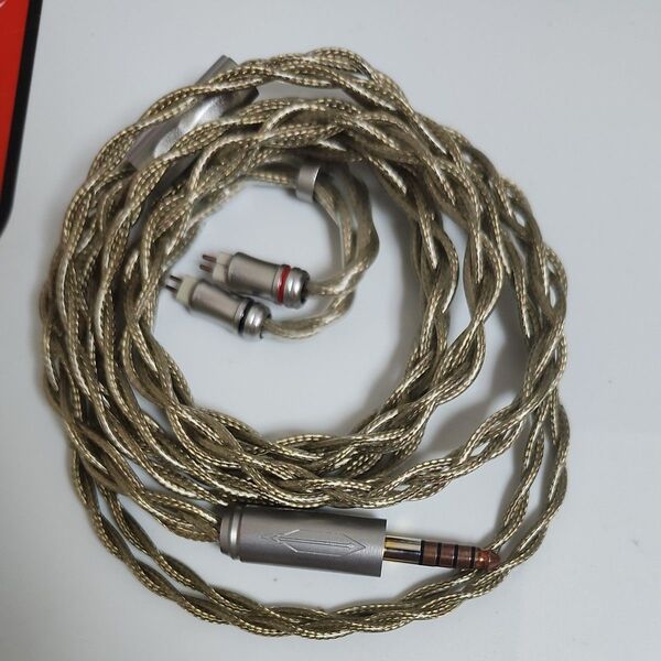 NICEHCK Grssound 4.4mm 2pin 8N OCC +高導電性銅銀合金グラファイト 無酸素銅消磁プラグ
