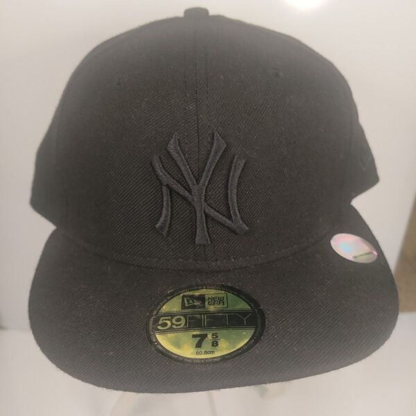 new era 59FIFTY キャップ ヤンキース 7 5/8 USA製 ブラック ニューエラ 帽子 アメリカ 米国 野球