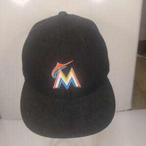 ニューエラ キャップ 59FIFTY マーリンズ MLB 6 5/8 53cm キッズサイズ