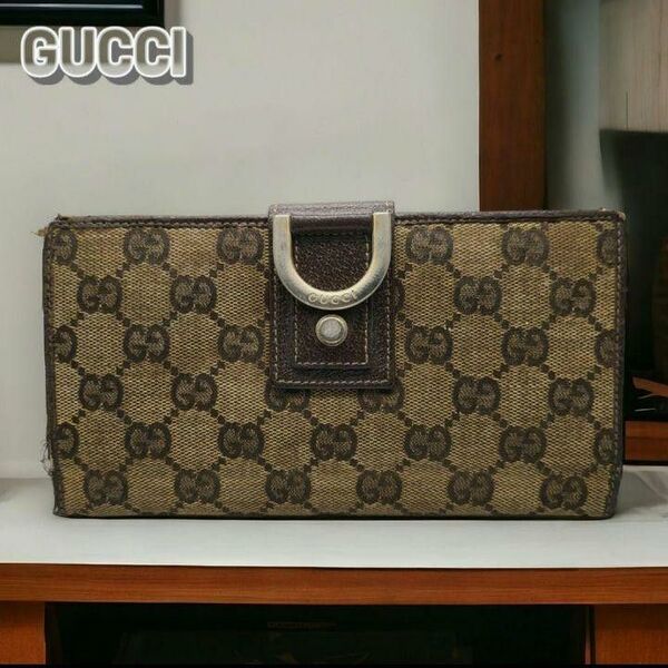 財布GUCCI グッチ Wホック シグネチャー レザー754415800