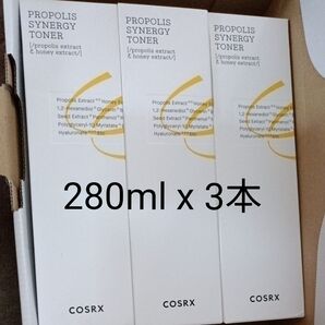 COSRX フルフィット プロポリス トナー 化粧水 シナジー 280ml 3本セット