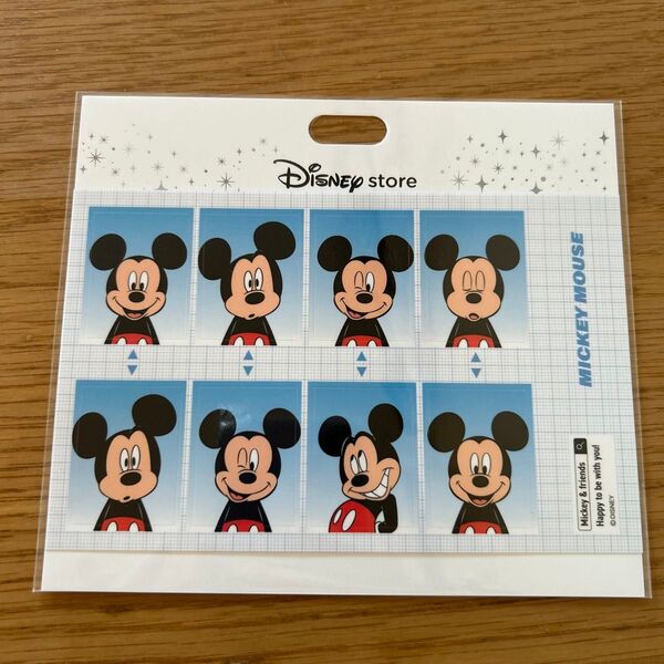 ミッキー シール・ステッカー 証明写真風 Sticker Collection ディズニーストア