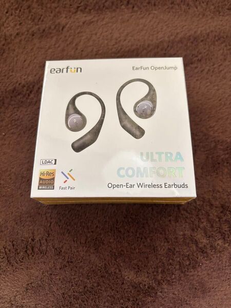 EarFun OpenJump オープンイヤー型ワイヤレスイヤホン グレー