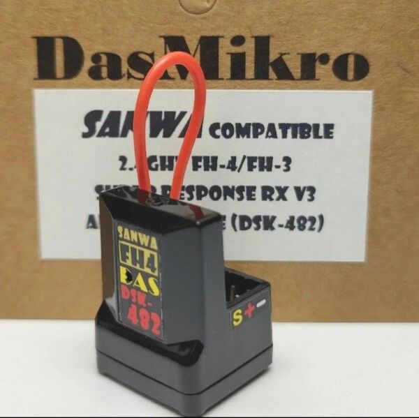 1個■ DasMikro DSK-482 V3 サンワ 受信機 互換品 ラジコン MT-44 MT-S