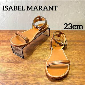 ISABEL MARANT アンクルストラップ サンダル 36 23cm レザー