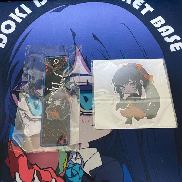 Ado Hibana 大和撫子しゃらんしゃらんアドちゃん世界旅行タグ&ステッカー