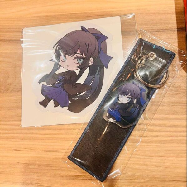 Ado Hibana 大和撫子しゃらんしゃらんアドちゃん世界旅行タグ ステッカー