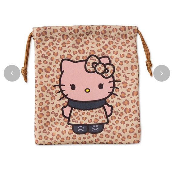 アベイル Avail 巾着 日焼けキティ ヒョウ柄 レトロ