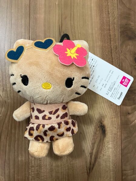 アベイル Avail マスコットチャーム 日焼けキティ ヒョウ柄 レトロ