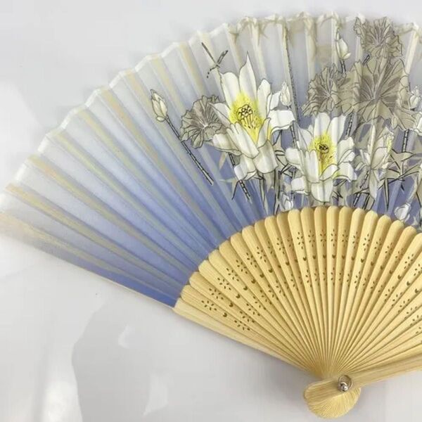 新品 扇子 おしゃれ 人気 贈り物 プレゼント 猛暑対策 お土産 浴衣 白 青