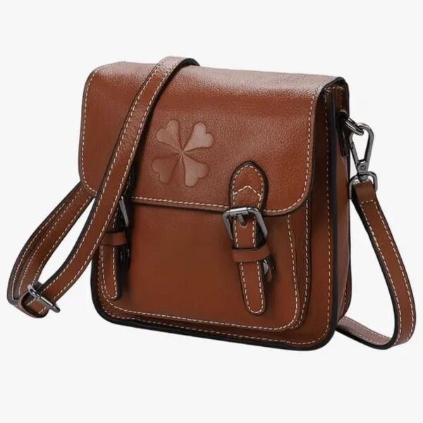 新品 ALL Clover 本革 ショルダー バッグ スマホポシェット レトロ