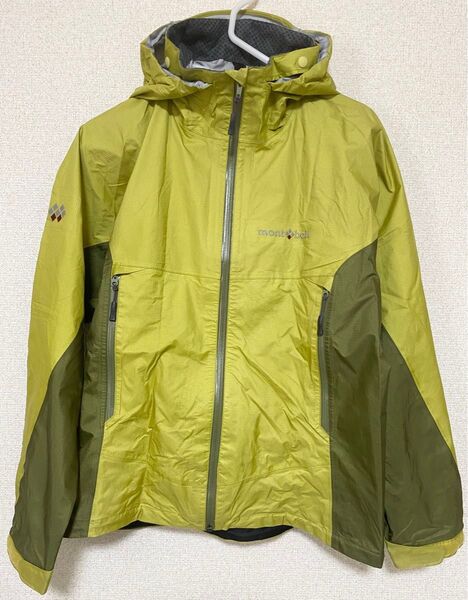 GORE-TEX ストームクルーザー レディースM 黄緑 モンベル mont-bell