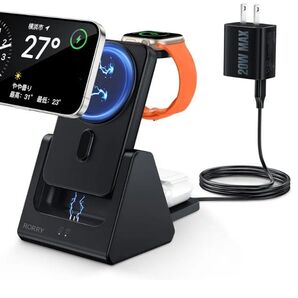 RORRY 4in1 モバイルバッテリー ワイヤレス充電器 Mag-Safe充電器
