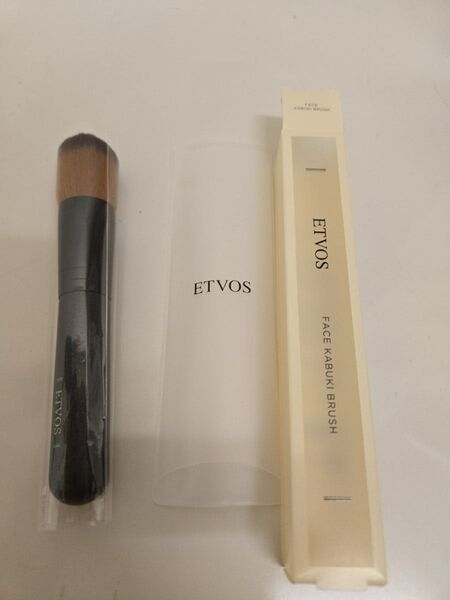 美品 エトヴォス フェイスカブキブラシ