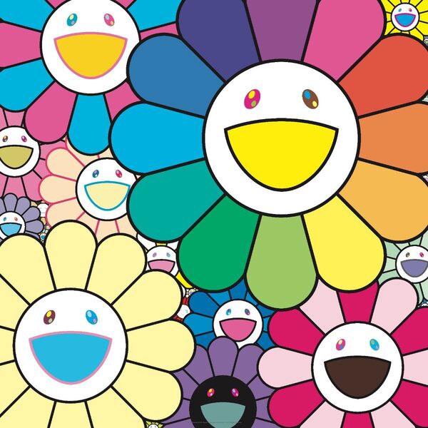 村上隆 お花がいっぱい ED300 ポスター zingaro kaikaikiki