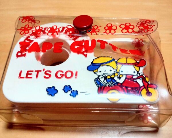 昭和レトロ 1976年 SANRIO パティ&ジミー テープカッター