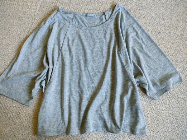 Tシャツ カットソー グレー ホワイト 2点